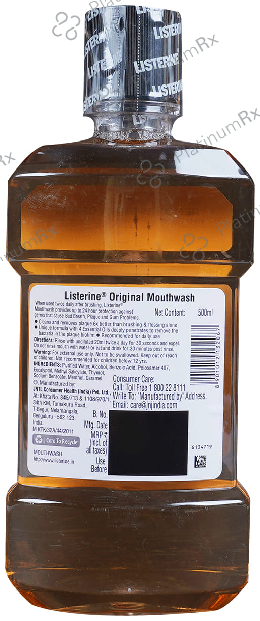 Listerine Original Mouth Wash 500ml