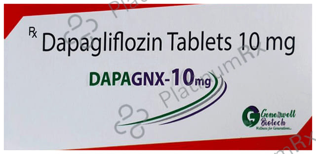 Dapagnx 10mg Tablet 10s