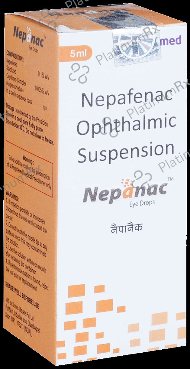 Nepanac 0.1% Eye Drop 5ml
