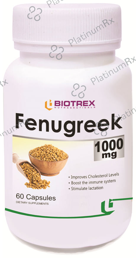 Biotrex Fenugreek 1000mg Capsule