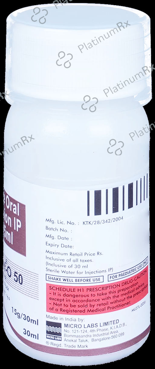 Gramocef O 50mg Dry Syrup 30ml