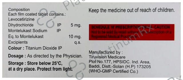 Levojay 5/10mg M Tablet 10s