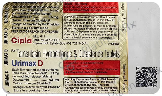 Urimax D 0.5/0.4mg Tablet MR 15s