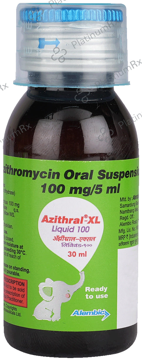 Azithral XL 100mg Liquid 30ml