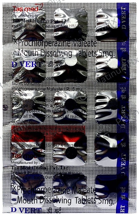 D Vert 8mg Tablet 15s