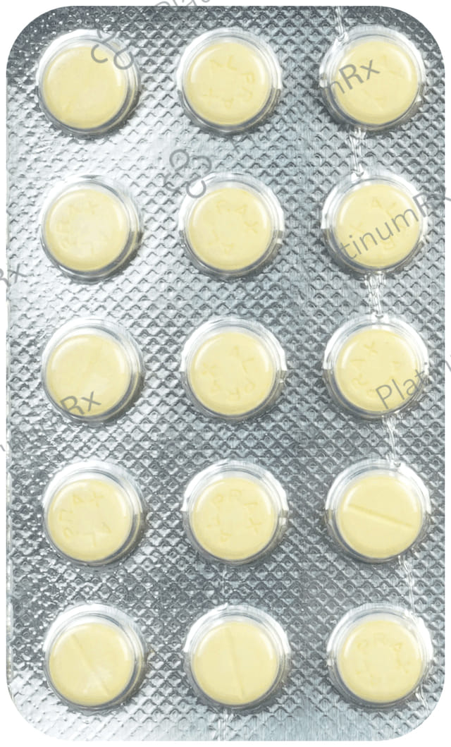 Alprax 0.25mg Tablet 15s