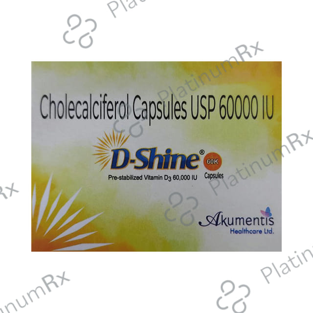 D Shine 60K Soft Gelatin Capsule 8s