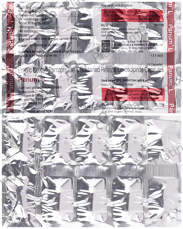 Panum L 75/40mg Capsule 10s