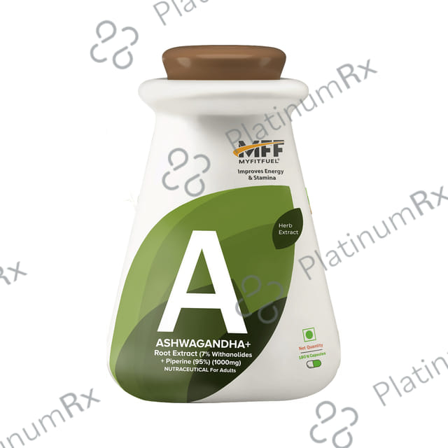 MyFitFuel Ashwagandha Root Extract Capsule 180 capsules