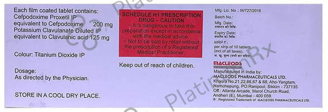 Polypod CV 200/125mg Tablet 10s