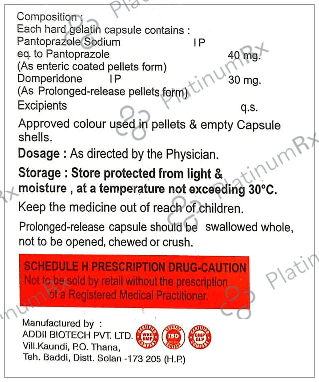 Pantozera DSR Capsule 10s