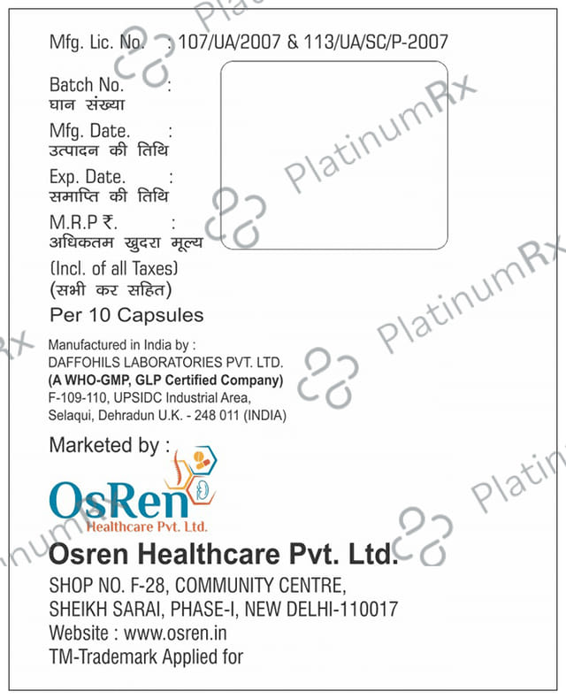 Rendulox 20mg Capsule DR 10s