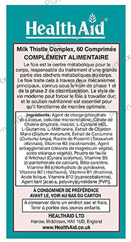 Healthaid Milk Thistle Complex Chewable Tablet 60s