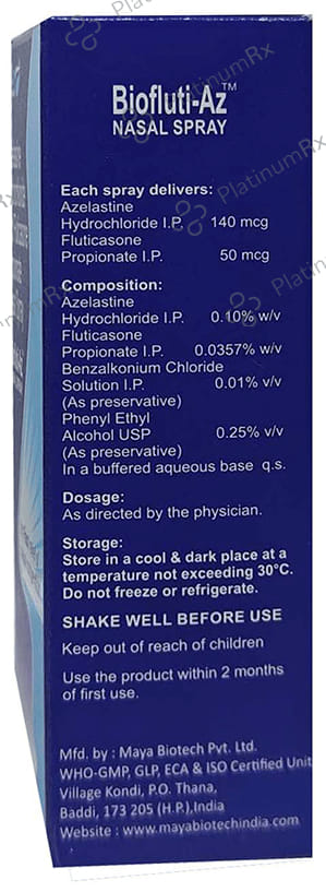 Biofluti AZ Nasal Spray 70MDI