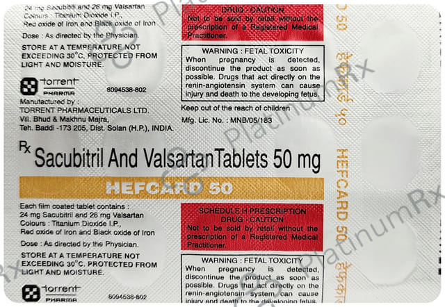Hefcard 50mg Tablet 14s