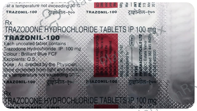Trazonil 100mg Tablet 15s