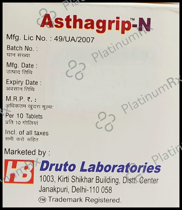 Asthagrip-N Tablet