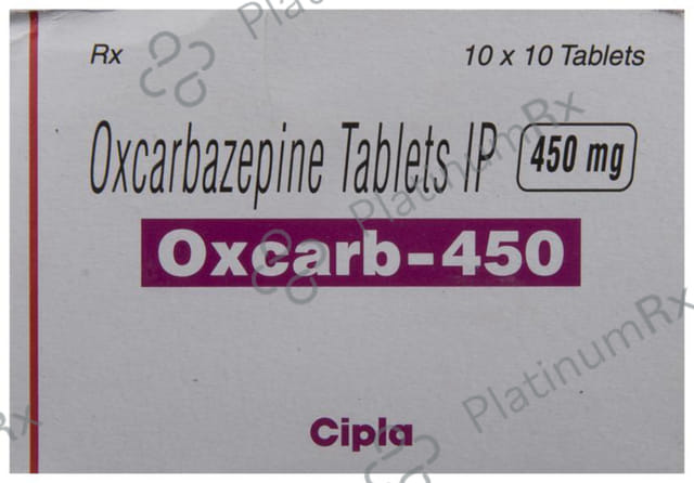 Oxcarb 450mg Tablet 10s