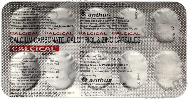 Calcical Capsule 10s