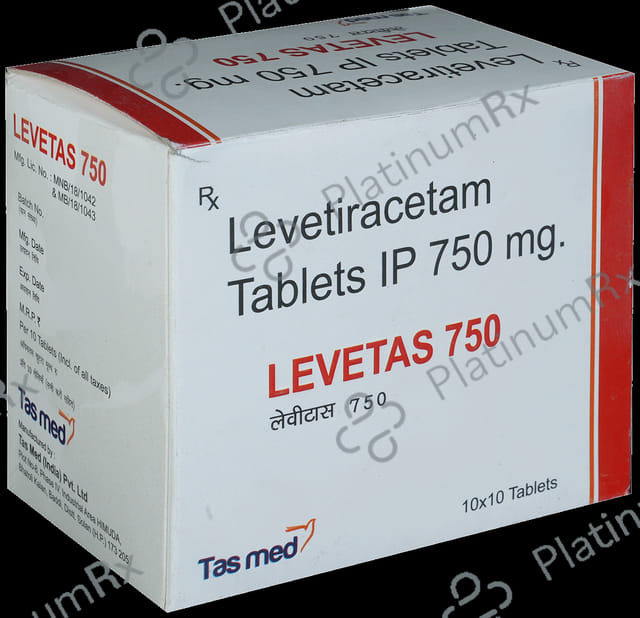 Levetas 750mg Tablet 10s