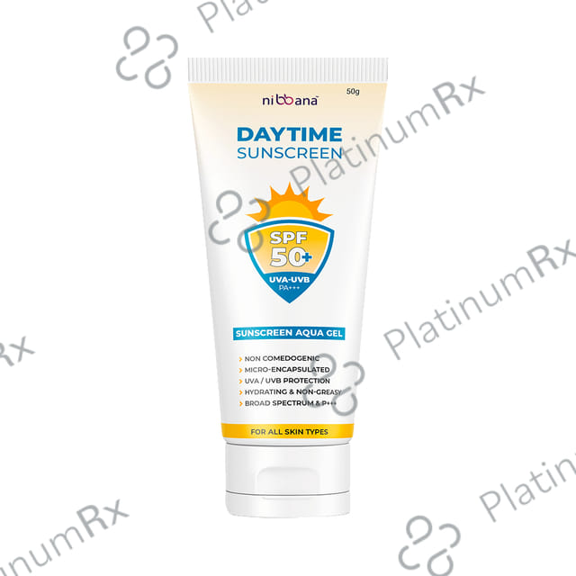 Nibbana Daytime Sunscreen SPF 50 PA+++ Cream 50gm