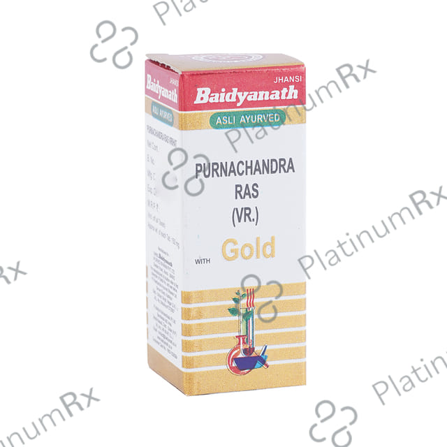 Baidyanath (Jhansi) Purnachandra Ras (Vr.) with Gold Tablet 25 tablets
