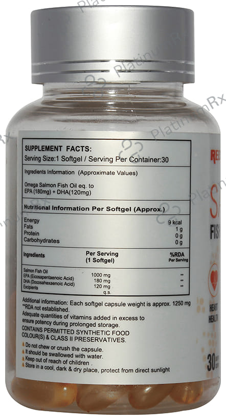 Red Tize Salmon Fish Oil Omega 3 Capsule 30s