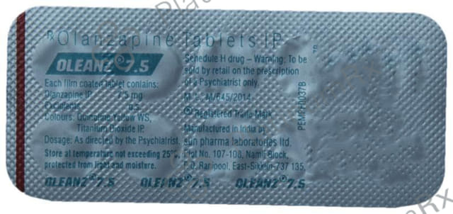 Oleanz 7.5mg Tablet 10s