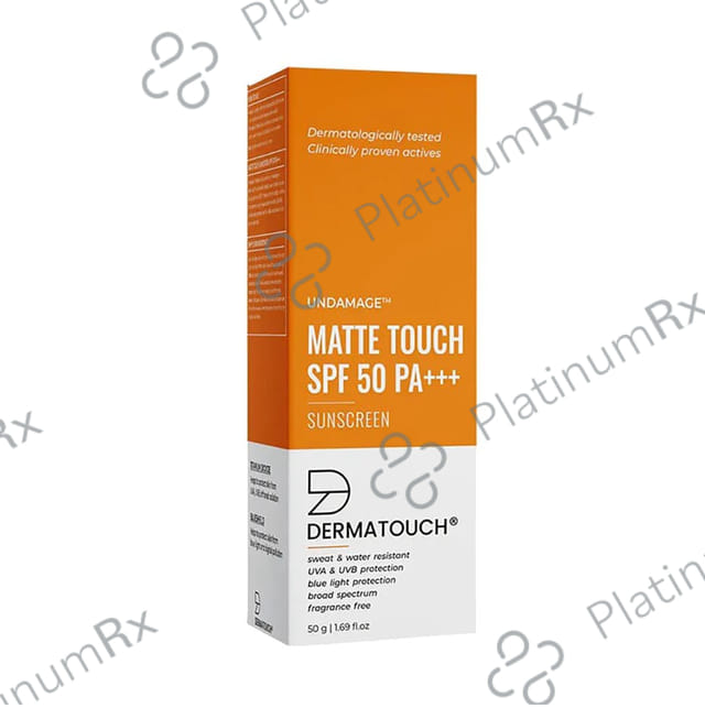 Dermatouch Undamage Matte Touch SPF 50 PA+++ Sunscreen Cream 50gm