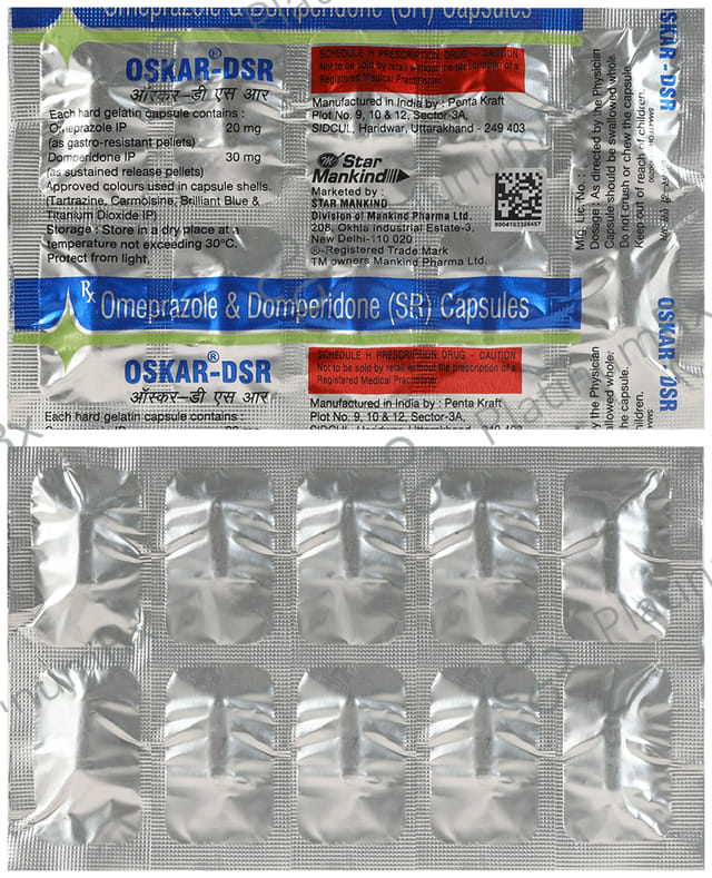 Oskar DSR 30 mg/20 mg Capsule 10s