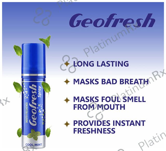 Leeford Geofresh Ayurvedic Mouth Freshner Spray Mint
