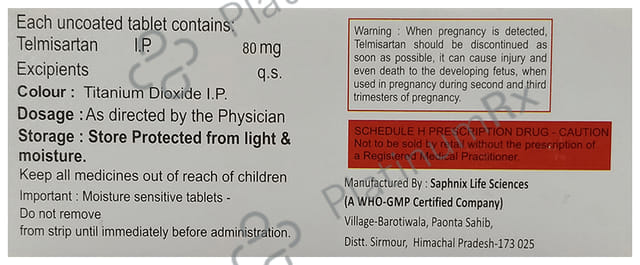 Telmecaid 80 Tablet