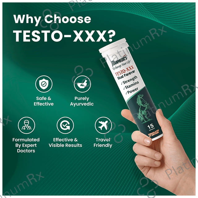 Manmedics Testo XXX Stud Forever Capsule 15s