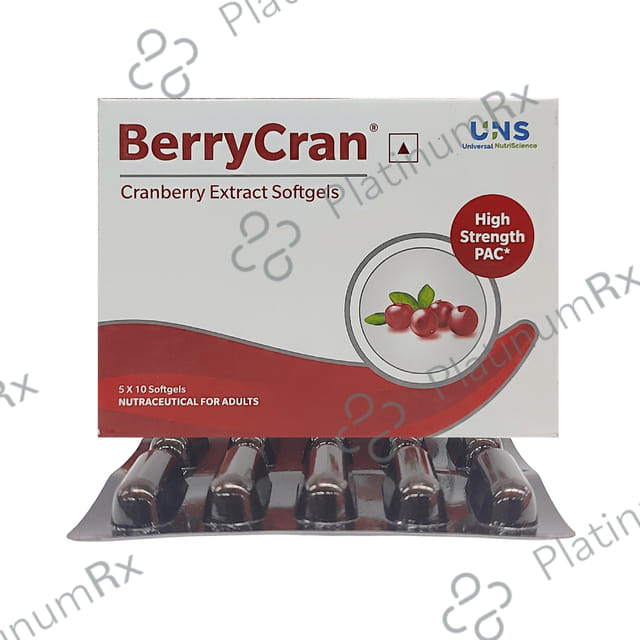 Berrycran High Strength Cranberry Extract Softgel