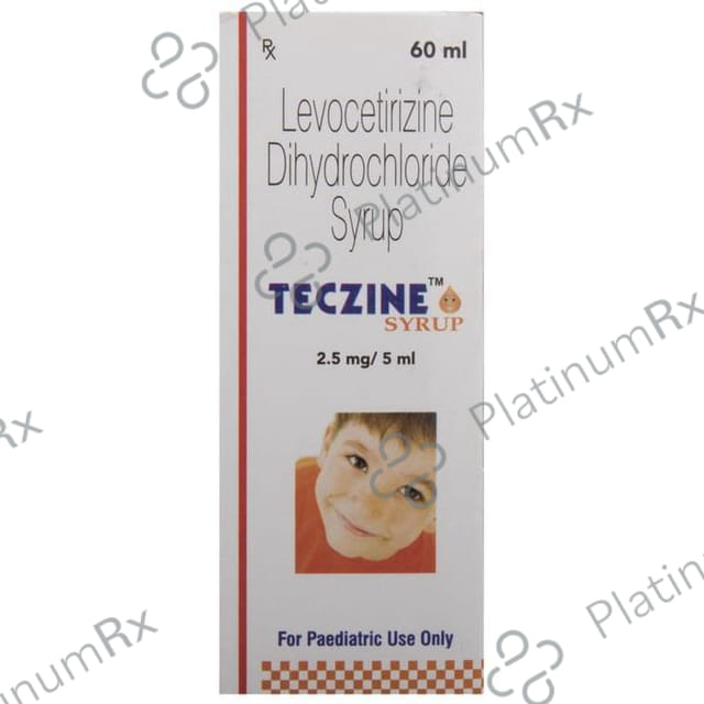 Teczine 2.5mg Syrup 60ml