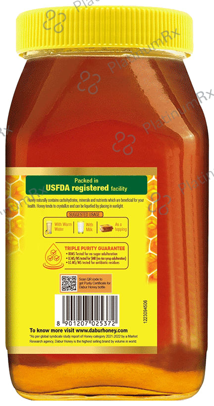 Dabur Honey 100% Pure Honey Brand With No Sugar Adulteration 500gm
