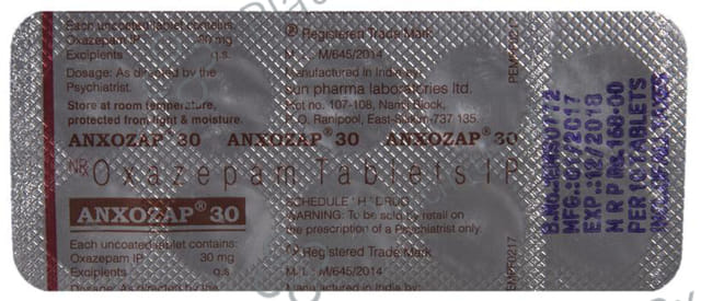 Anxozap 30 Tablet