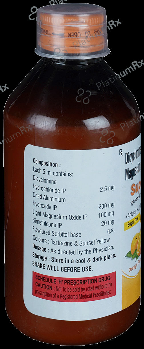 Superspas Oral Gel Orange Sugar Free 200 Oral Gel