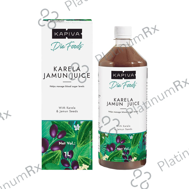 Kapiva Karela Jamun Juice - Helps Manage Blood Sugar Levels