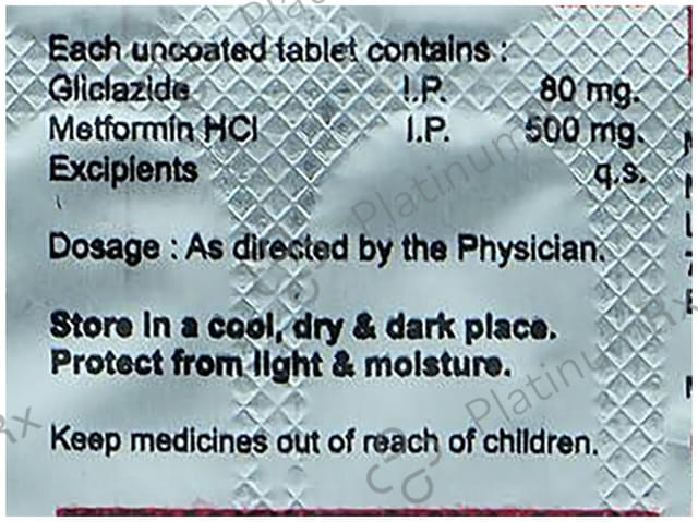Practozide M 80mg/500mg Tablet