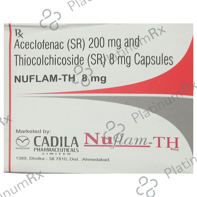 Nuflam TH 8/200mg Capsule SR 5s