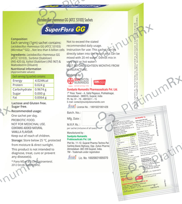 Superflora GG Sachet 10X1gm