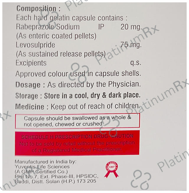 Rabventis L 75mg/20mg Capsule SR
