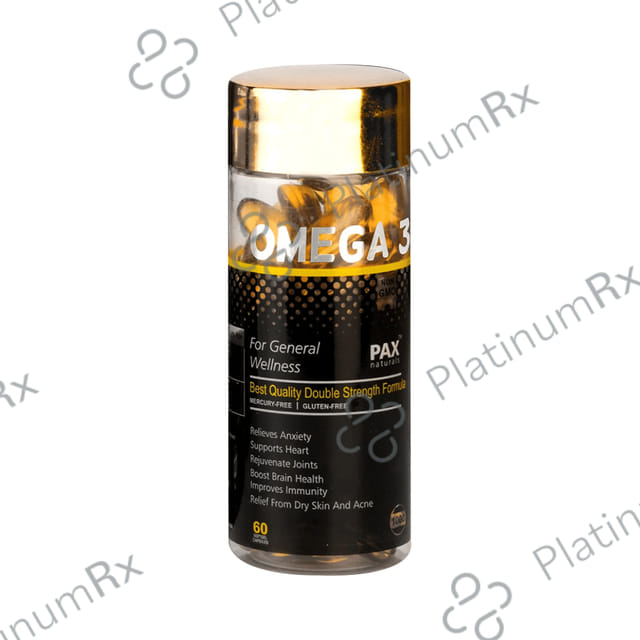 Pax Naturals Omega 3 Softgel Capsule 60s