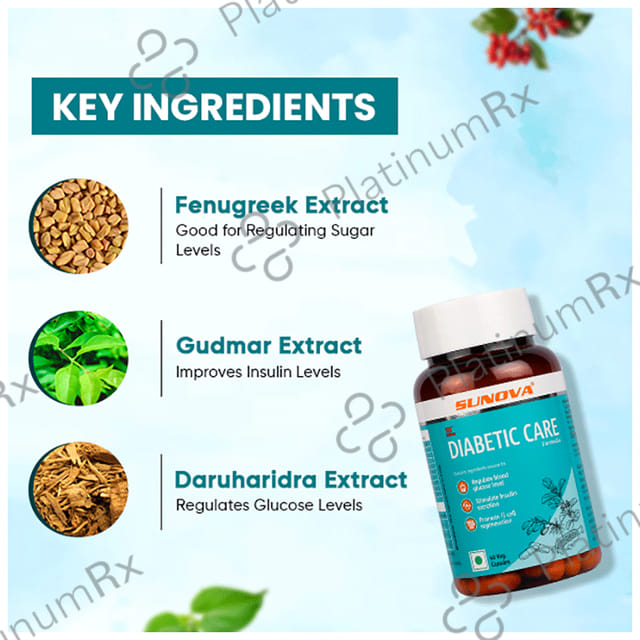 Sunova Diabetic Care Veg Capsule