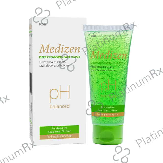Medizen Deep Cleansing Face Wash (100ml Each) 1 Tube