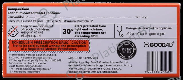 Carvyaid 12.5mg Tablet 10s