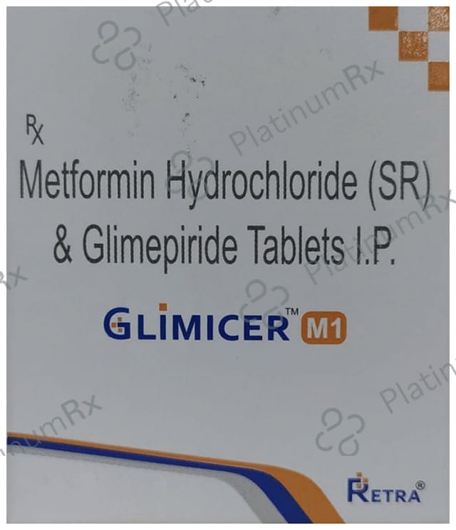 Glimicer M 1/500mg Tablet SR 10s