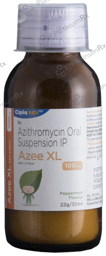 Azee XL 100mg Peppermint Dry Syrup 30ml