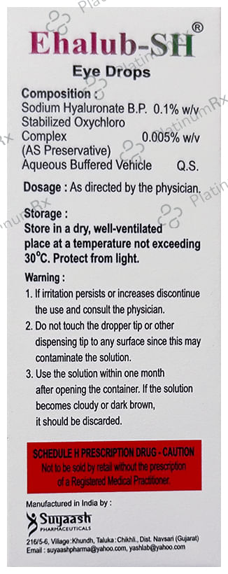 Ehalub-SH Eye Drop